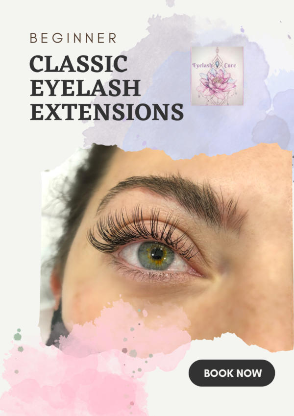 beginner eyelash extension